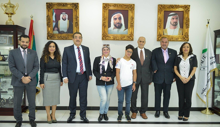 American University in the Emirates Supports Mohammed El Husseiny’s Attempt to Cross the English Channel in 2017