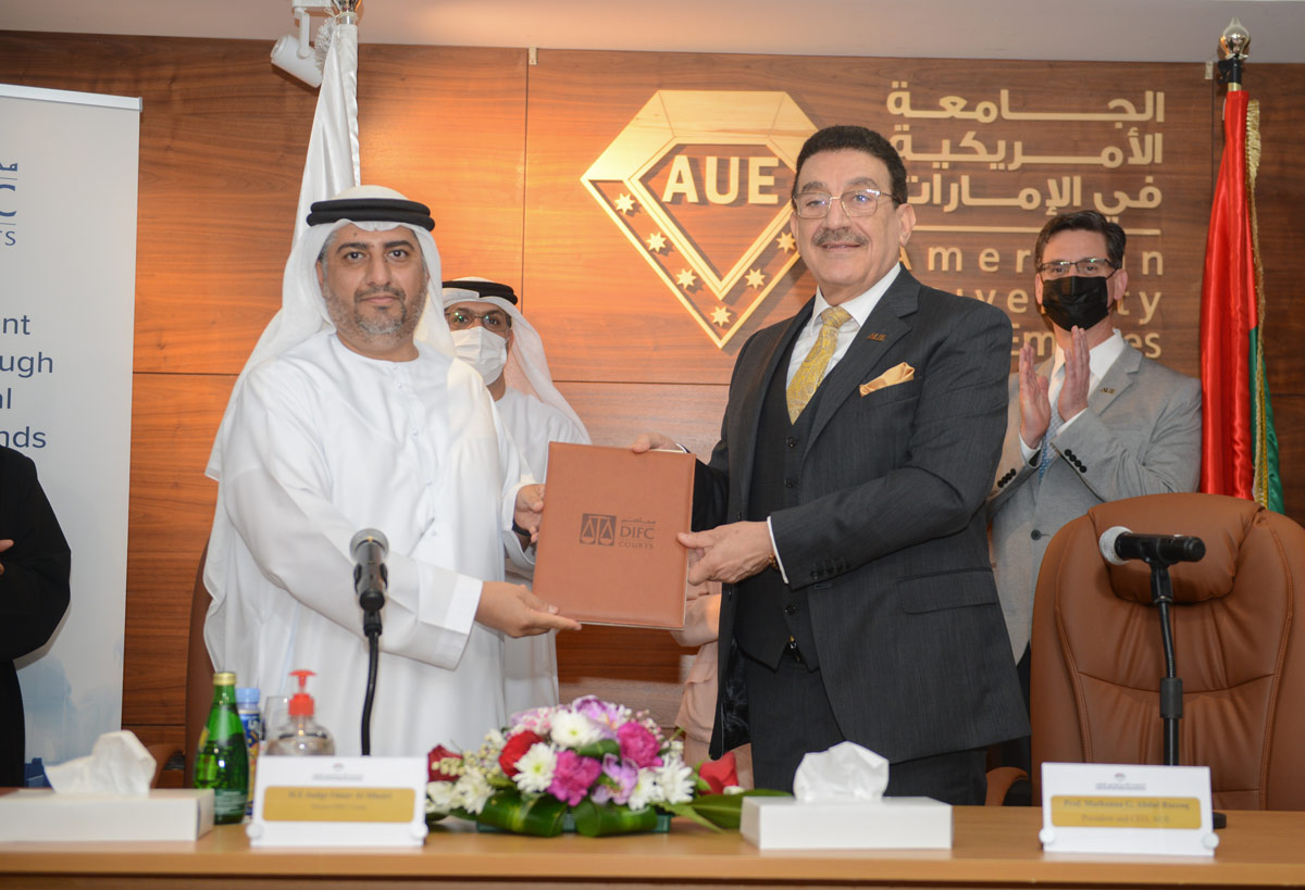AUE & DIFC Courts sign Cooperation Agreement
