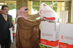American University in the Emirates Team Up with Emirates Red Crescent